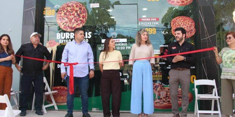 Impulso al empleo y al desarrollo económico local: Burriolis Pizza inaugura su tienda número 10 en Culiacán