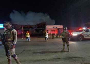 Ataque armado destruye autolavado en el fraccionamiento Portanova, en Culiacán