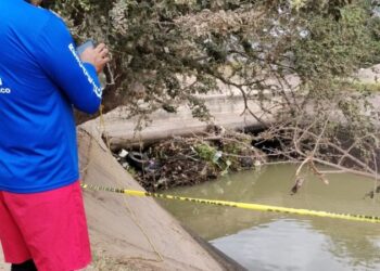 Fallece hombre de 55 años ahogado en el canal San Lorenzo, en Culiacán