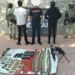 El Grupo Interinstitucional detuvo a tres civiles y aseguró armas, cargadores, cartuchos y vehículos robados