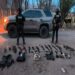 Ejército Mexicano y la Secretaria de Seguridad Pública del Estado detuvieron a una persona y aseguraron armamento en el poblado de Palo Verde, Sanalona