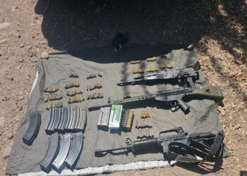Ejército Mexicano aseguró armamento y un vehículo en el municipio de Navolato