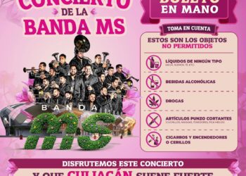 Todo listo para el concierto gratuito de la Banda MS; llamamos a disfrutar este gran evento con orden y responsabilidad