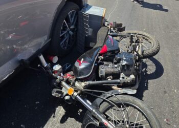 Motociclista resulta lesionado tras choque en Cañadas