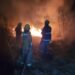 Controlan incendio en zona de monte en Aguaruto antes de que se propagara