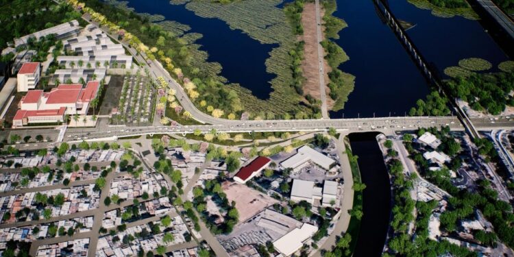 Ampliación del proyecto del malecón del río Culiacán mejorará la movilidad urbana: Gobernadora Yeraldine Bonilla