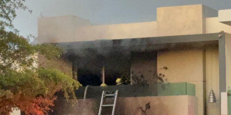 Incendian una residencia de Stanza Cantabria