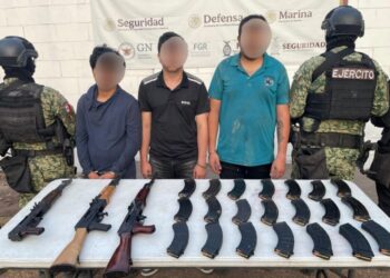 Posterior a un evento de seguridad, tres presuntos responsables fueron detenidos por el Grupo Interinstitucional durante un operativo de búsqueda en Aguaruto
