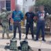 En posesión de fusiles, cargadores, municiones y ponchallantas, el Grupo Interinstitucional detuvo a tres civiles en Culiacán