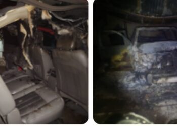 Incendio en el campo del Cafetal deja tres vehículos incendiados y una bodega dañada
