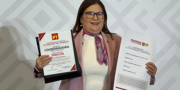 Imelda Castro, primera en registrarse para coordinar la Defensa de la Transformación en Sinaloa