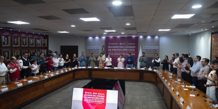 Instalan Puesto de Comando en Sinaloa para fortalecer la respuesta ante lluvias y ciclones; Culiacán se suma a estrategia