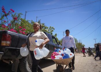 Inicia DIF Culiacán distribución de agua para apoyar a familias afectadas por la sequía