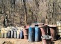 “Ejército Mexicano localizo e inhabilitó 34 Áreas de concentración para la elaboración de droga sintética en los municipios de Culiacán y Mocorito