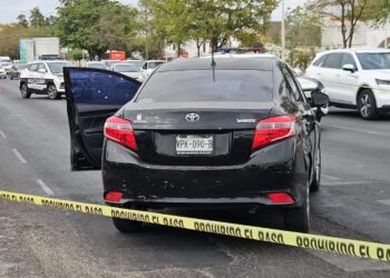 Atacan a balazos a agente de Tránsito de Culiacán; resulta herido y su familia sale ilesa