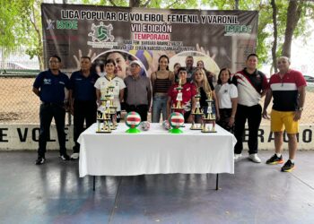 Con gran éxito concluye la Liga Popular de Voleibol Femenil y Varonil en Culiacán
