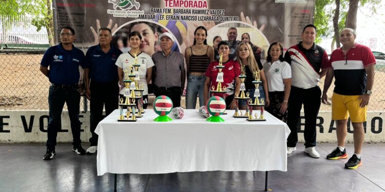 Con gran éxito concluye la Liga Popular de Voleibol Femenil y Varonil en Culiacán