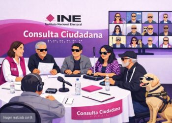 Convoca INE a personas con discapacidad visual a participar en la Consulta sobre materiales electorales en elecciones judiciales