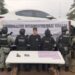 En atención a un reporte al 9-1-1, el Grupo Interinstitucional detuvo a un presunto robacarros; le aseguraron un vehículo, un arma, cargadores y municiones