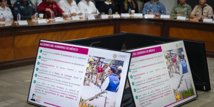 Instalan Puesto de Comando en Sinaloa para fortalecer la respuesta ante lluvias y ciclones; Culiacán se suma a estrategia
