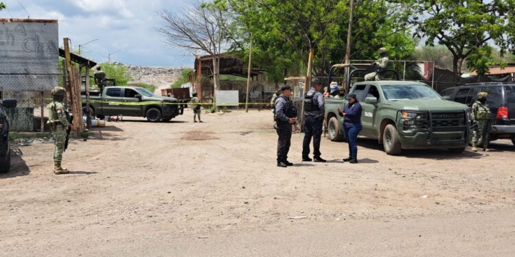 Asesinan a balazos a un pepenador en la entrada del relleno sanitario de Culiacán
