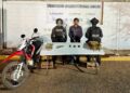 El Grupo Interinstitucional detiene a civil armado y con presunta droga; intentó darse a la fuga en una motocicleta