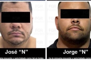 FGR lleva a proceso a dos posibles integrantes de un grupo criminal