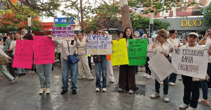 “Hasta encontrarlo”: toman las calles de Los Mochis para exigir la localización de Francisco Javier Ibarra
