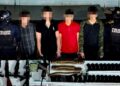 Capturan autoridades federales a 4 civiles; les asegura 7 fusiles, una ametralladora, cargadores, cartuchos, granadas, equipo táctico, dosis de droga y 2 vehículos