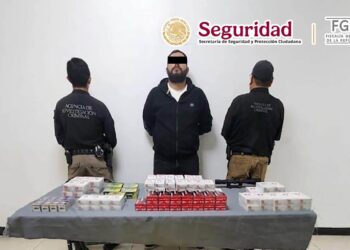 Atrapan a una persona con 7 mil cartuchos útiles y una mira telescópica para arma de fuego