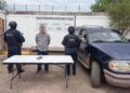 Grupo Interinstitucional detiene a un civil y asegura un arma corta, cartuchos y un vehículo en Culiacán