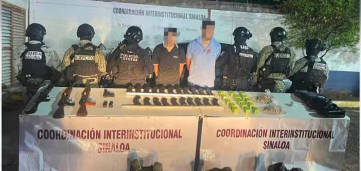 Detienen a 3 civiles tras agresión; asegura armamento, chalecos balísticos y 2 vehículos con reporte de robo en Culiacán