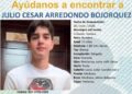 Buscan al joven Julio César; desapareció en la colonia Chapultepec de Culiacán y piden apoyo para localizarlo