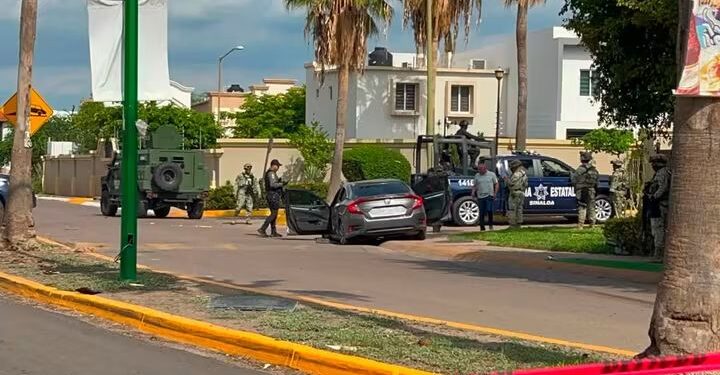 Persecución y balacera en La Conquista deja dos detenidos; Ejército asegura arsenal y ponchallantas