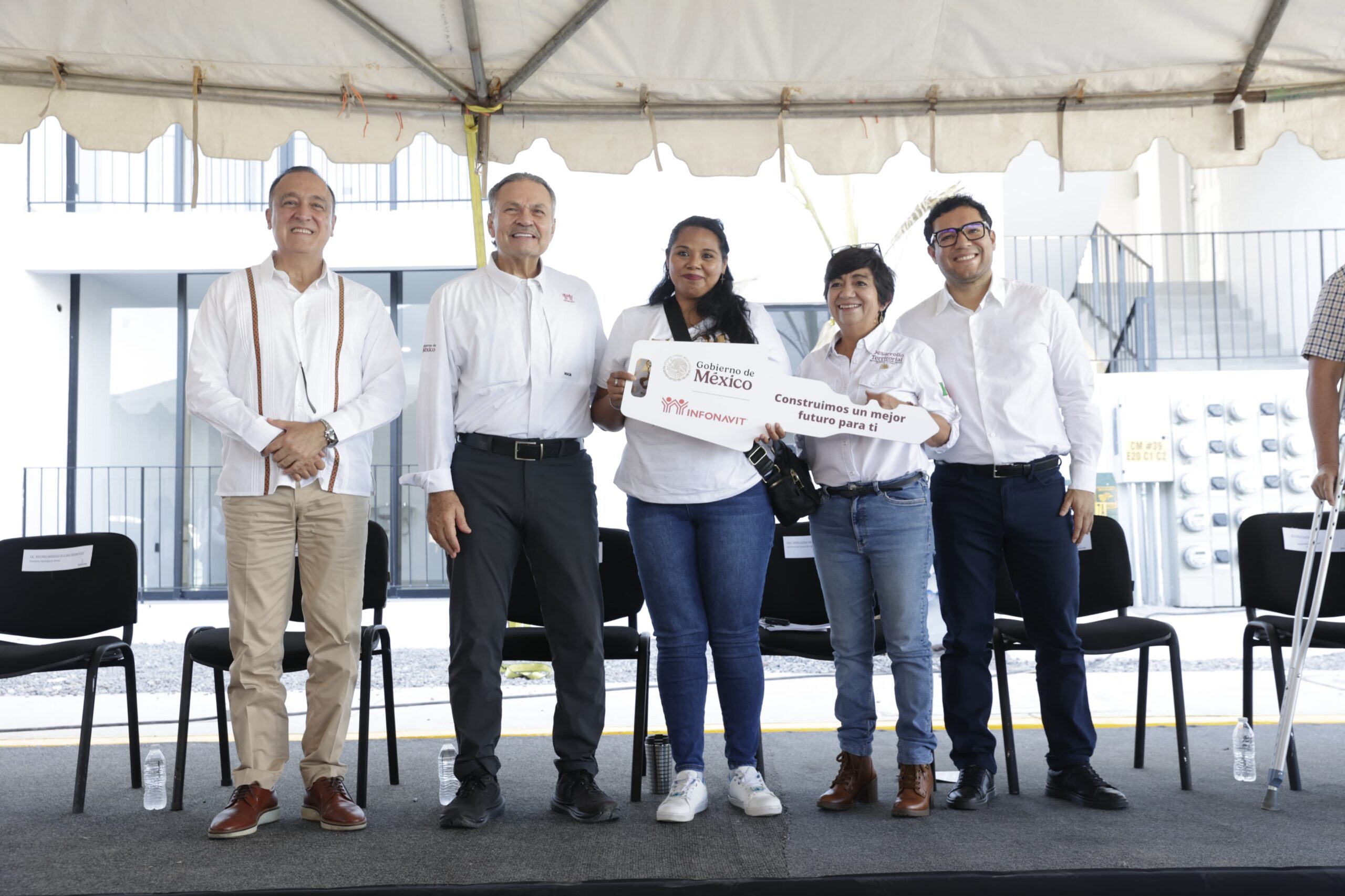 Los Mochis fue sede de la segunda entrega de viviendas del Bienestar