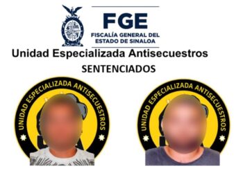 Fiscalía de Sinaloa obtiene sentencia condenatoria de más de 13 años contra dos responsables de secuestro agravado en grado de tentativa y robo agravado