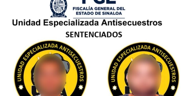 Fiscalía de Sinaloa obtiene sentencia condenatoria de más de 13 años contra dos responsables de secuestro agravado en grado de tentativa y robo agravado
