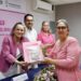 Secretaría de Salud, Voluntariado Estatal y Club Tomateros entregan prótesis mamarias y brasieres porta prótesis a mujeres sobrevivientes de cáncer de mama