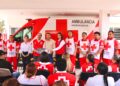 Cruz Roja Badiraguato recibe una nueva ambulancia equipada; alcalde José Paz López reitera apoyo a la institución