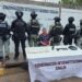 Derivado de una denuncia anónima al 089, el Grupo Interinstitucional detuvo a un masculino; le aseguraron un arma, municiones y presunta cocaína