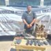 Grupo Interinstitucional detiene a civil armado que circulaba en una pickup con reporte de robo