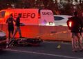 Asesinan a balazos a motociclista sobre la autopista Benito Juárez, cerca del aeropuerto de Culiacán