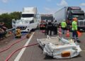 Dos trabajadores de la autopista Culiacán-Mazatlán mueren y dos más resultan graves tras choque con tráiler