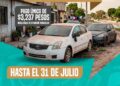 “SATES recuerda que el 31 de julio concluye el Programa de Baja Definitiva de Vehículos en Desuso”