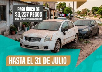 “SATES recuerda que el 31 de julio concluye el Programa de Baja Definitiva de Vehículos en Desuso”