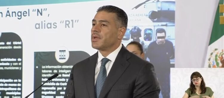 Harfuch expone la presunta red criminal de “El R1” detrás de los casos Valeria Márquez y Carlos Manzo