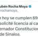 Rubén Rocha Moya aclara que no está resguardado por militares y asegura que permanece en su casa de Culiacán