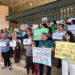 “Trabajamos en un horno”: estalla protesta en juzgados federales de Culiacán por calor extremo y falta de agua