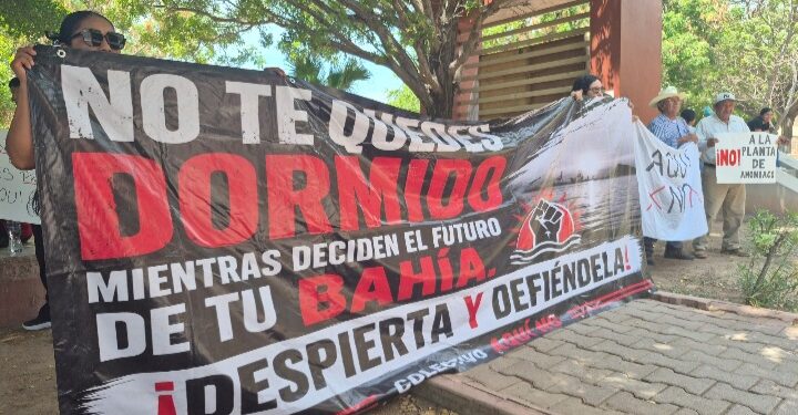 Colectivo Aquí No lleva su rechazo a las mesas de diálogo sobre la planta de amoniaco en Los Mochis