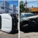 Dos militares y un civil resultan lesionados tras choque entre patrulla del Ejército y camioneta repartidora en Culiacán